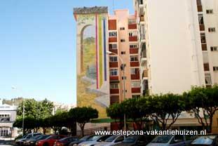 pintura mural, La Venus, Alegoria de Estepona