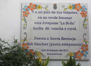 estepona, poema a sierra bermeja, beli sanchez