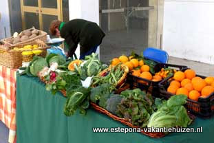 Estepona, zondag markt op Plaza ABC