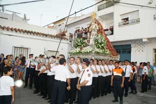 Estepona, processie virgen de los remedios