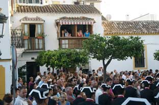 Estepona, processie virgen de los remedios