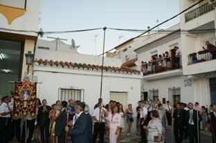 Estepona, processie virgen de los remedios