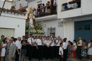 Estepona, processie virgen de los remedios