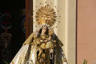 Estepona, processie virgen del Carmen