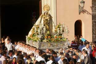 Estepona, processie virgen del Carmen