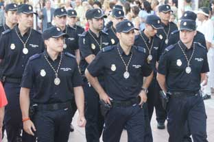 Estepona, processie virgen del Carmen