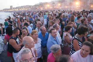 Estepona, processie virgen del Carmen