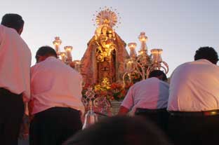 Estepona, processie virgen del Carmen