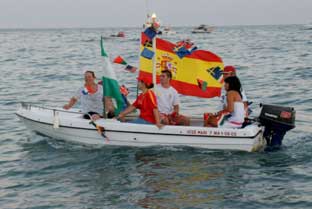 Estepona, processie virgen del Carmen