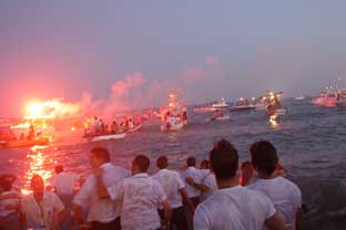 Estepona, processie virgen del Carmen