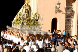 Estepona, processie virgen del Carmen