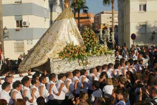 Estepona, processie virgen del Carmen